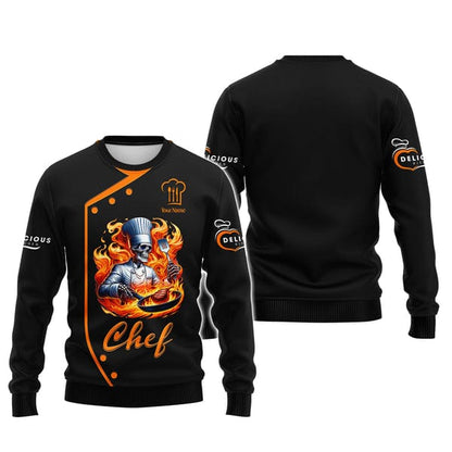 Personalized Chef Shirt, All Over Printed