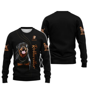 Custom Rottweiler Shirt, Gift For Rottweiler Lover, All Over Printed