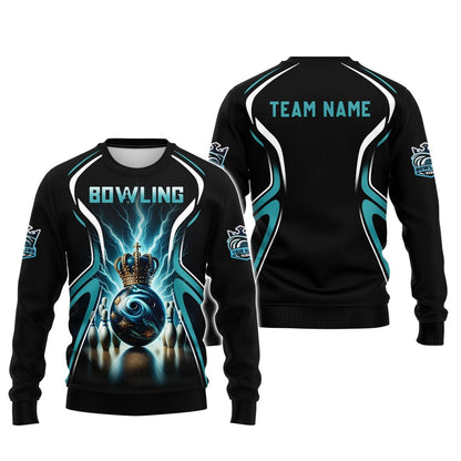 Personalized Bowling Team Shirt - Strike in Winning Style, All Over Printed