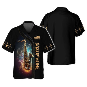 Custom Saxophone Shirt, Gift For Saxophone Lover, All Over Printed