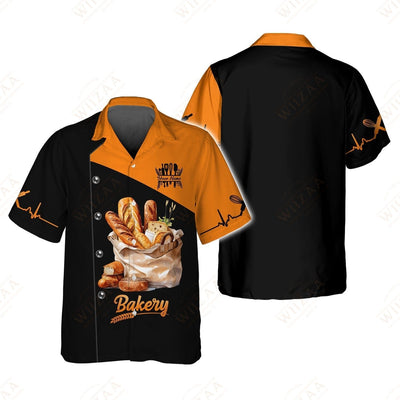 Personalized Baker Shirt - Diverse Bread Selection with Striking Contrast