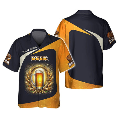Beer Personalized Name 3D Shirt Custom Name Gift For Beer Lovers, All Over Printed