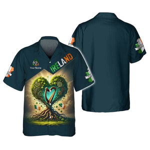 Custom Ireland Shirt, Gift For Ireland Lover, All Over Printed