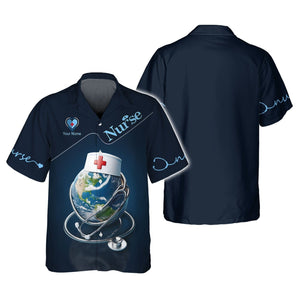 Personalized Nurse Shirt - Global Care in a Fashionable Expression