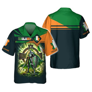 Custom Ireland Shirt, Gift For Ireland Lover, All Over Printed