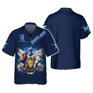 Custom Scotland Shirt, Gift For Scotland Lover, All Over Printed