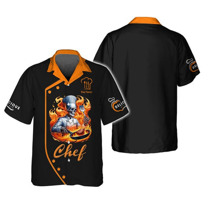 Personalized Chef Shirt, All Over Printed
