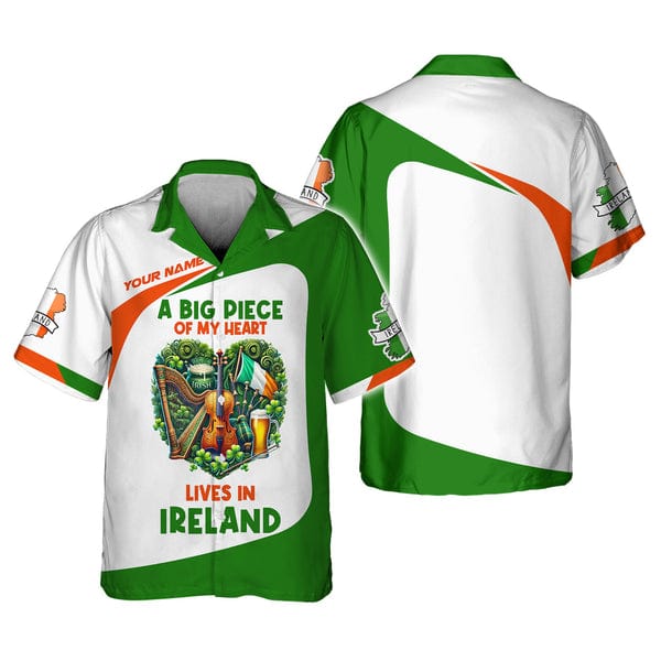 Custom Ireland Shirt, Gift For Ireland Lover, All Over Printed