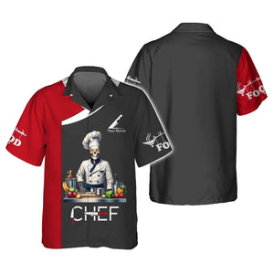 Camiseta de chef personalizada: diseño culinario distintivo para chefs y entusiastas de la cocina