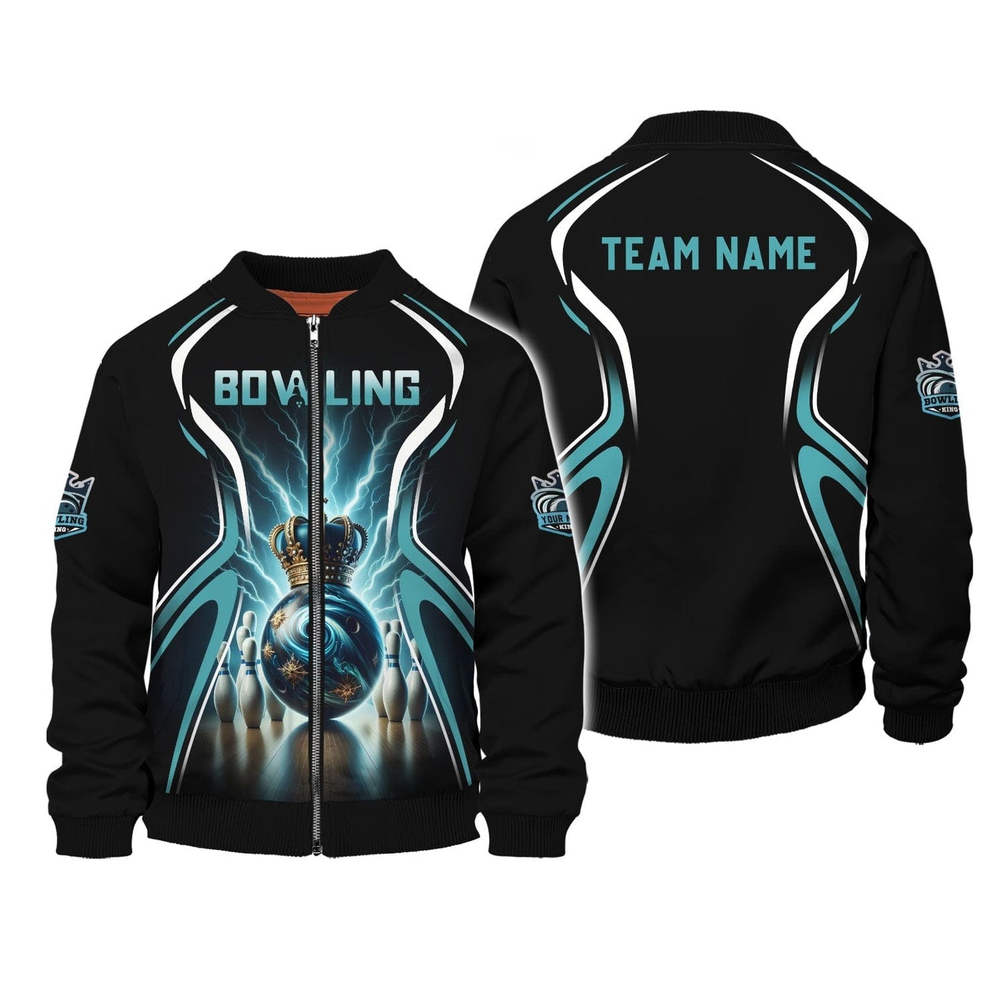 Personalized Bowling Team Shirt - Strike in Winning Style, All Over Printed