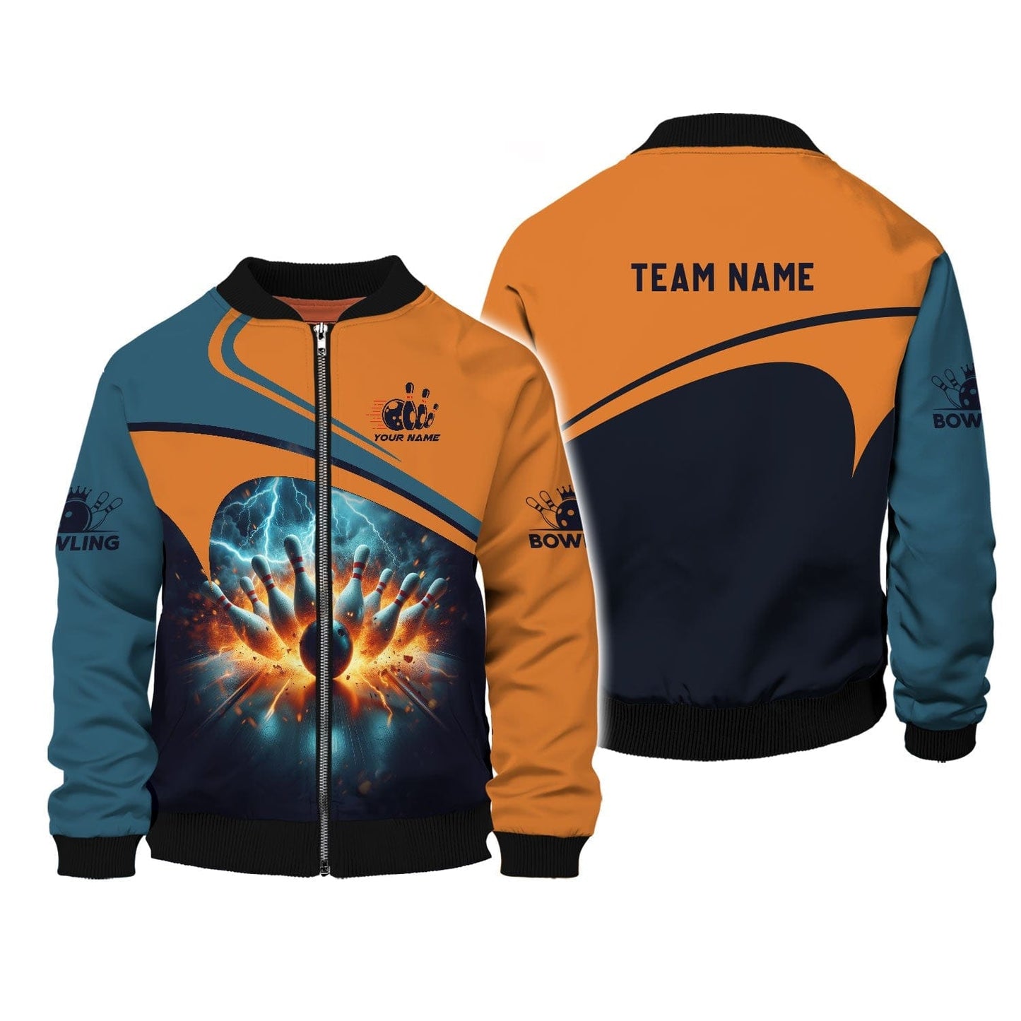 Personalized Bowling Team Shirt - Unleash Your Power, All Over Printed