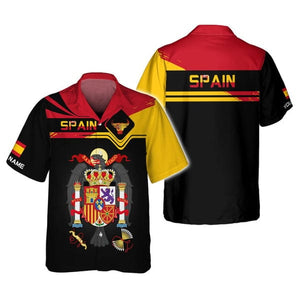 Custom Spain Shirt, Gift For Spain Lover, All Over Printed