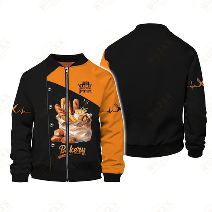 Personalized Baker Shirt - Diverse Bread Selection with Striking Contrast