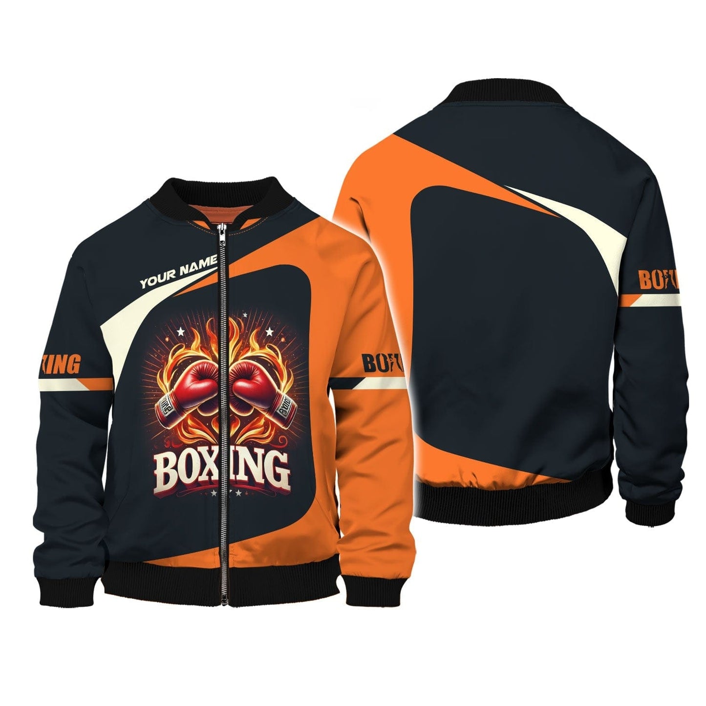 Boxing Heart Custom Name 3D Shirt Personalized Gift For Boxer Lovers, All Over Printed