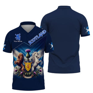 Custom Scotland Shirt, Gift For Scotland Lover, All Over Printed