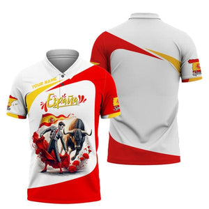 Custom Spain Shirt, Gift For Spain Lover, All Over Printed