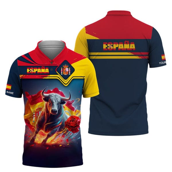 Custom Spain Shirt, Gift For Spain Lover, All Over Printed