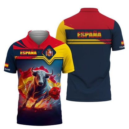 Custom Spain Shirt, Gift For Spain Lover, All Over Printed