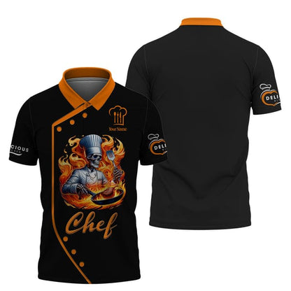 Personalized Chef Shirt, All Over Printed