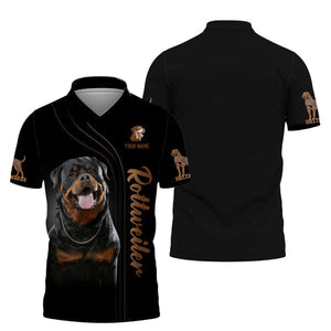 Custom Rottweiler Shirt, Gift For Rottweiler Lover, All Over Printed