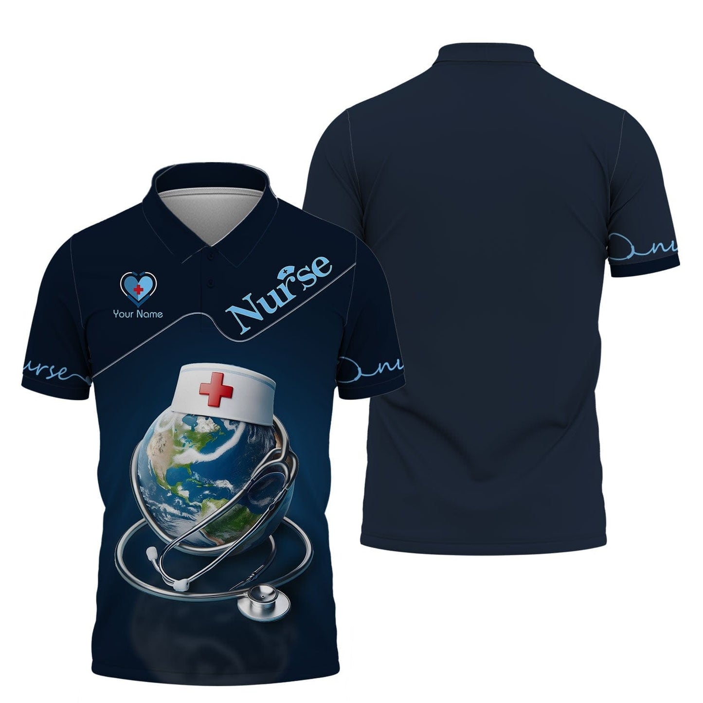 Camiseta de enfermera personalizada: atención global con una expresión de moda