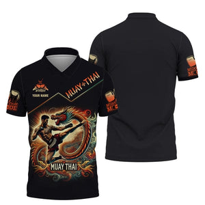 Custom Muay Thai Shirt, Gift For Muay Thai Lover, All Over Printed