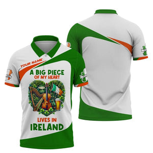 Custom Ireland Shirt, Gift For Ireland Lover, All Over Printed