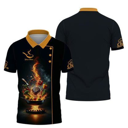 Personalized Chef Shirt, All Over Printed