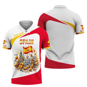 Custom Spain Shirt, Gift For Spain Lover, All Over Printed