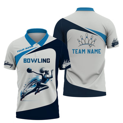 Personalized Bowling Team Shirt - Celebrate Your Strikes, All Over Printed