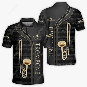 Custom Trombone Shirt, Gift For Trombone Lover, All Over Printed