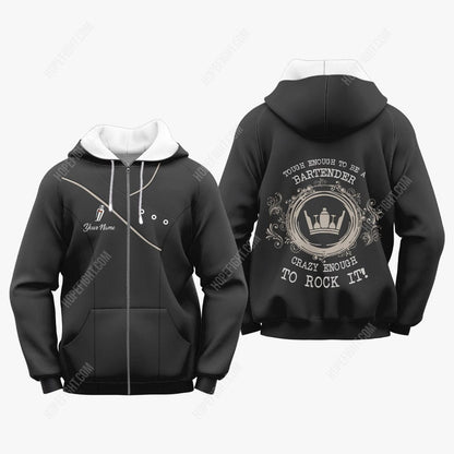 Custom Bartender Shirt, Gift For Bartender Lover, All Over Printed