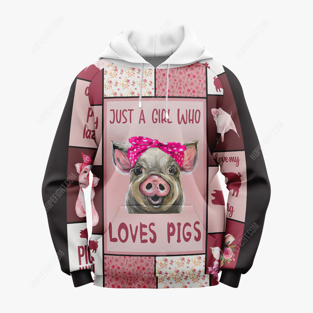 Pig Shirt, Gift For Pig Lover, All Over Printed