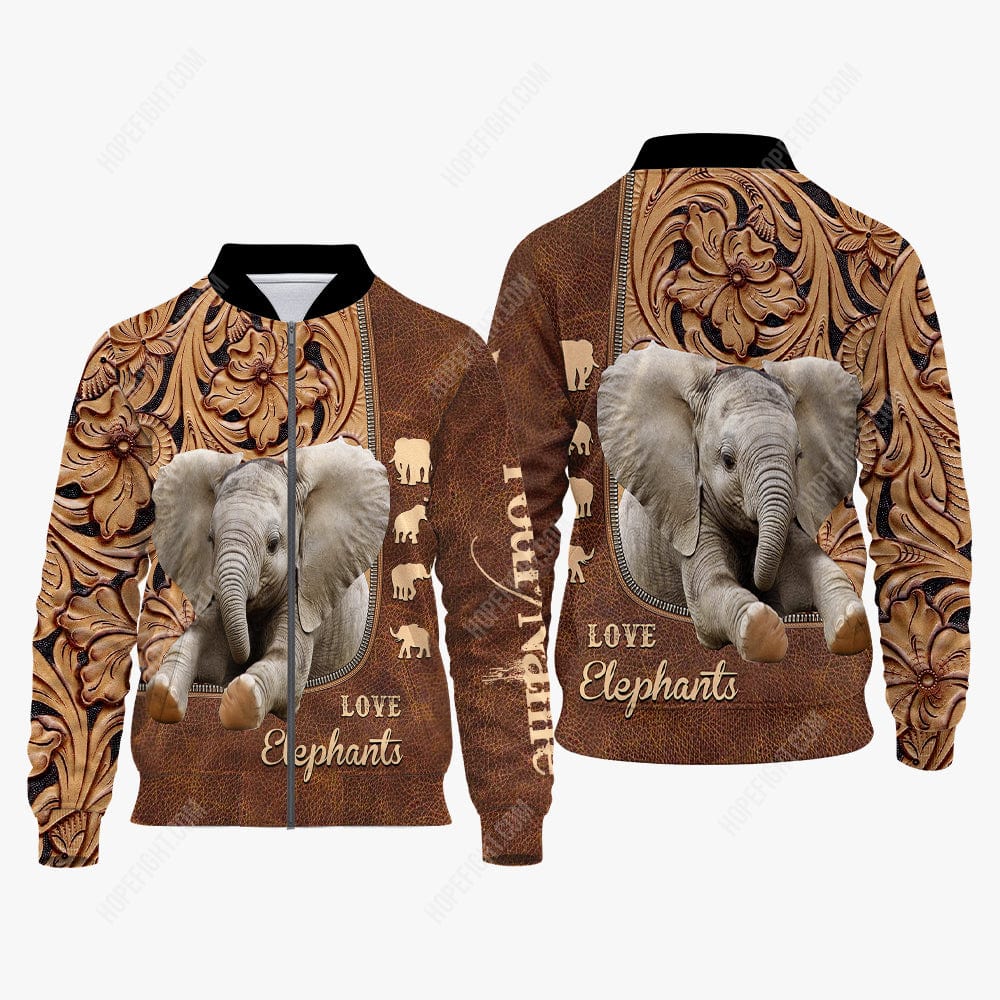 Elephant Shirt, Gift For Elephant Lover, All Over Printed
