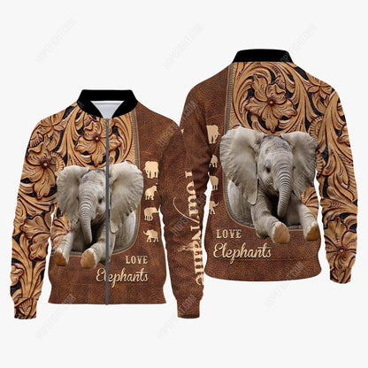 Elephant Shirt, Gift For Elephant Lover, All Over Printed