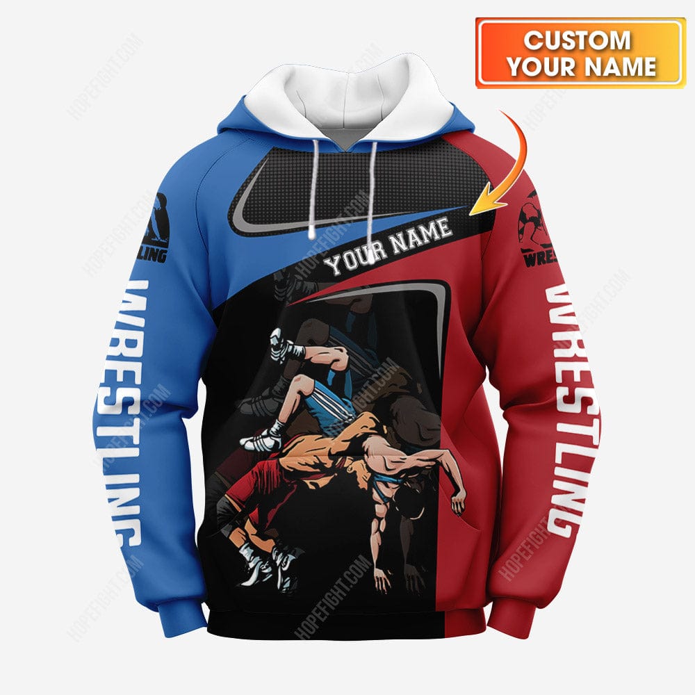 Wrestling Love Shirt, Wrestling Shirt Gift, All Over Printed