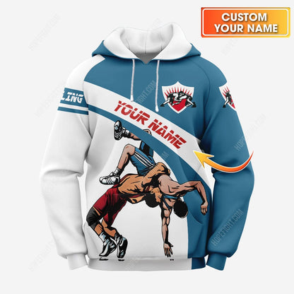 Wrestling Love Shirt, Wrestling Shirt Gift, All Over Printed