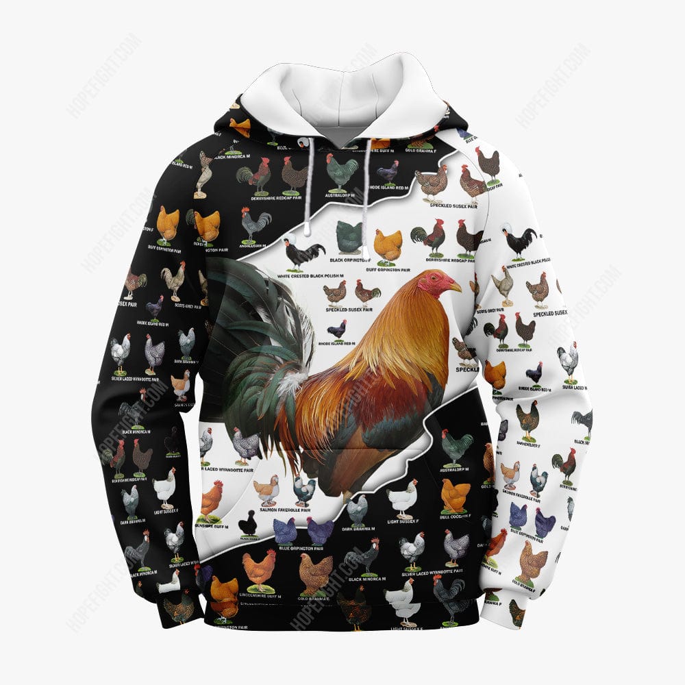 Rooster Shirt, Gift For Chicken Lover, All Over Printed