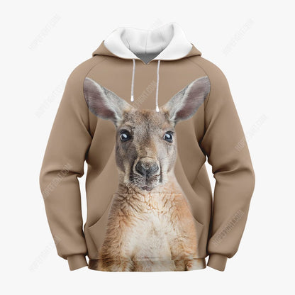 Kangaroo Shirt, Gift For Kangaroo Lover, All Over Printed