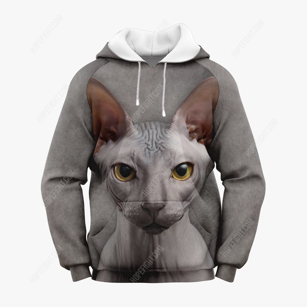 Sphynx Cat Shirt, Gift For Sphynx Cat Lover, All Over Printed