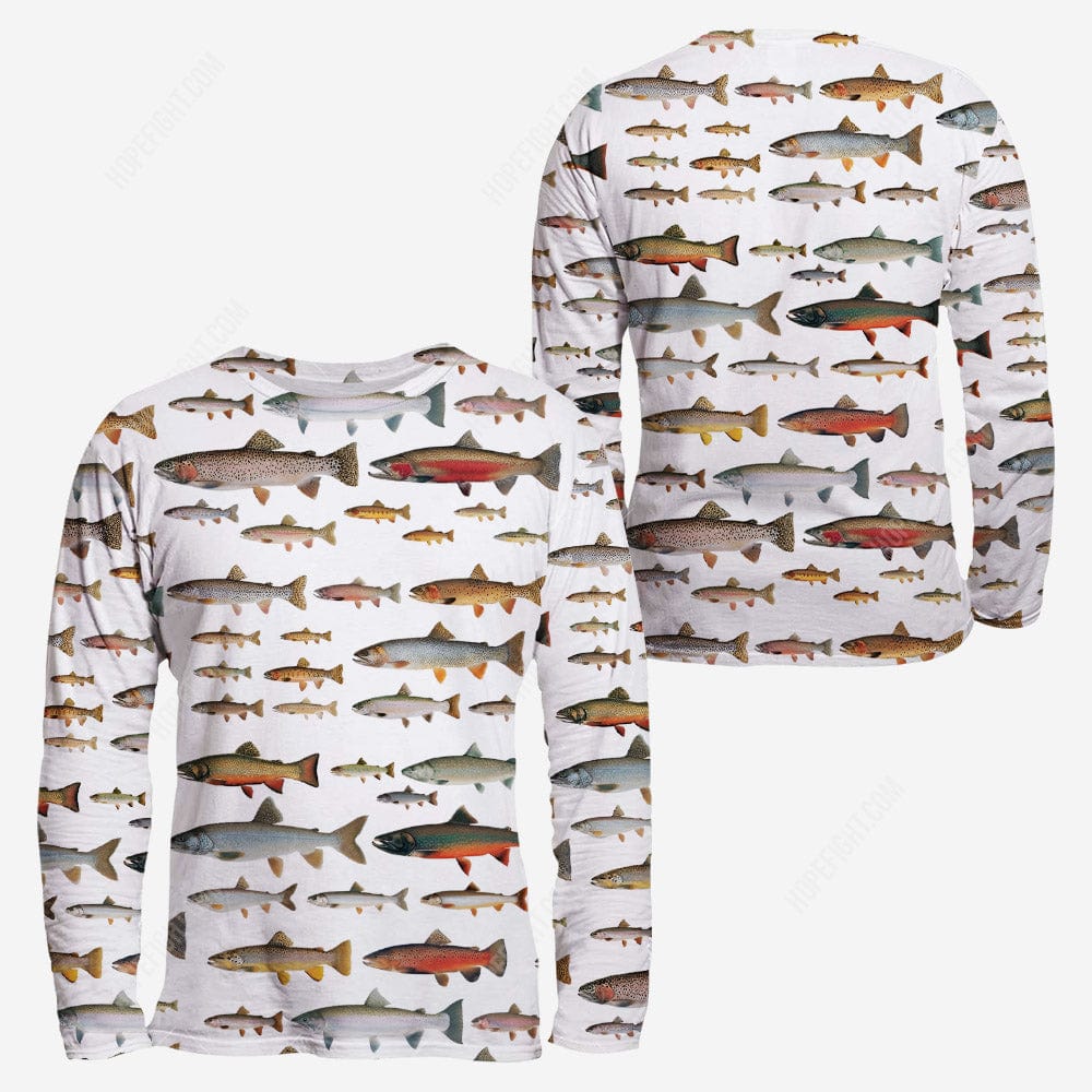 Fishing Shirt, All Over Printed