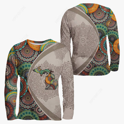 Michigan Shirt, Gift For Michigan Lover, All Over Printed