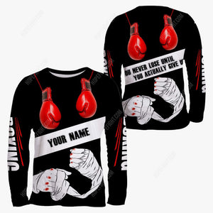 Custom Boxing Shirt, Gift For Boxing Lover, All Over Printed