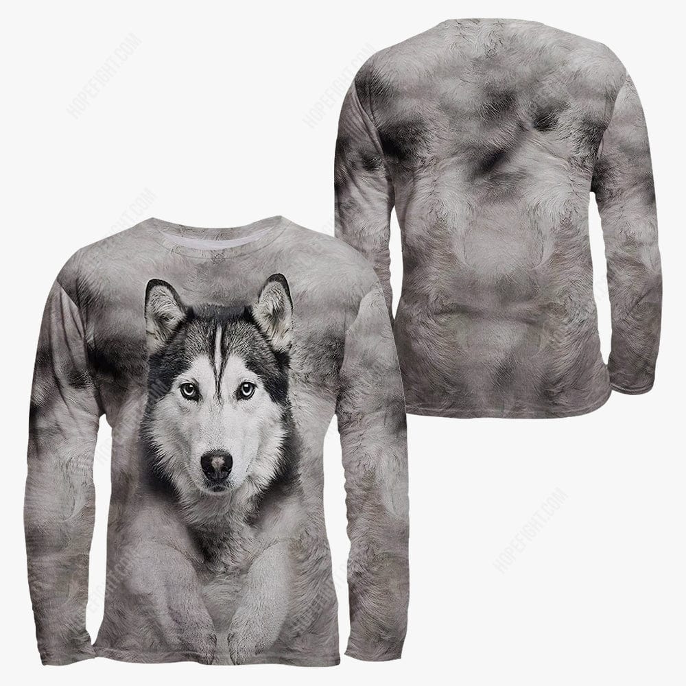 Husky Shirt, Gift For Husky Lover, All Over Printed