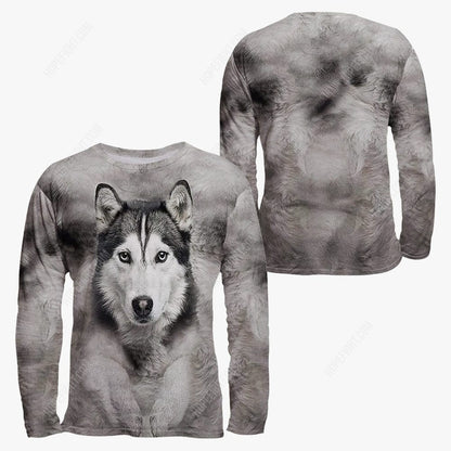 Husky Shirt, Gift For Husky Lover, All Over Printed