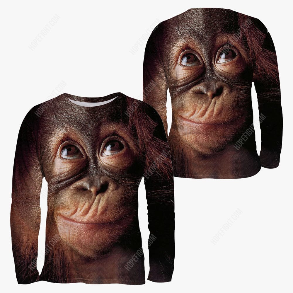 Monkey Shirt, All Over Printed