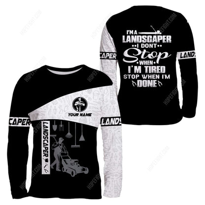 Landscaper Love Shirt, Landscaper Shirt Gift