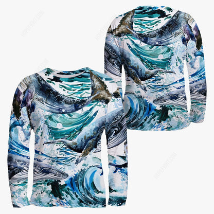 Whale Shirt, Gift For Whale Lover, All Over Printed