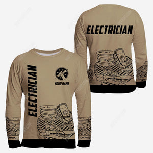 Electrician Love Shirt, Electrician Shirt Gift, All Over Printed