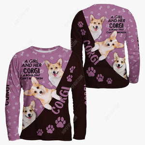 Corgi Shirt, Gift For Corgi Lover, All Over Printed